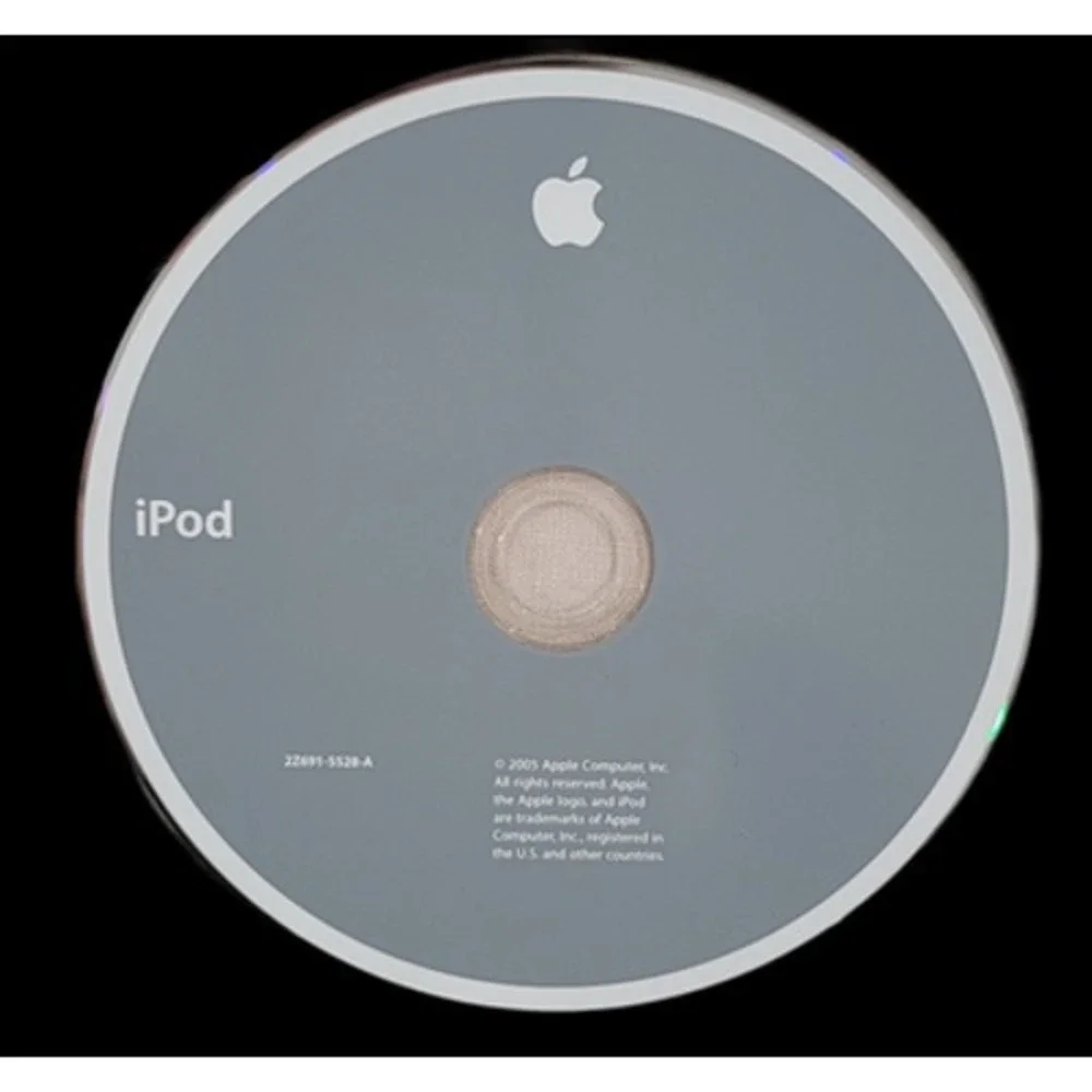 Apple iPod Software CD 2Z691-5528-A Drivers Utilities 2005 Mac Windows‎
